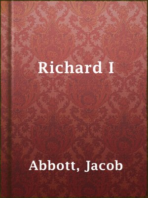 cover image of Richard I